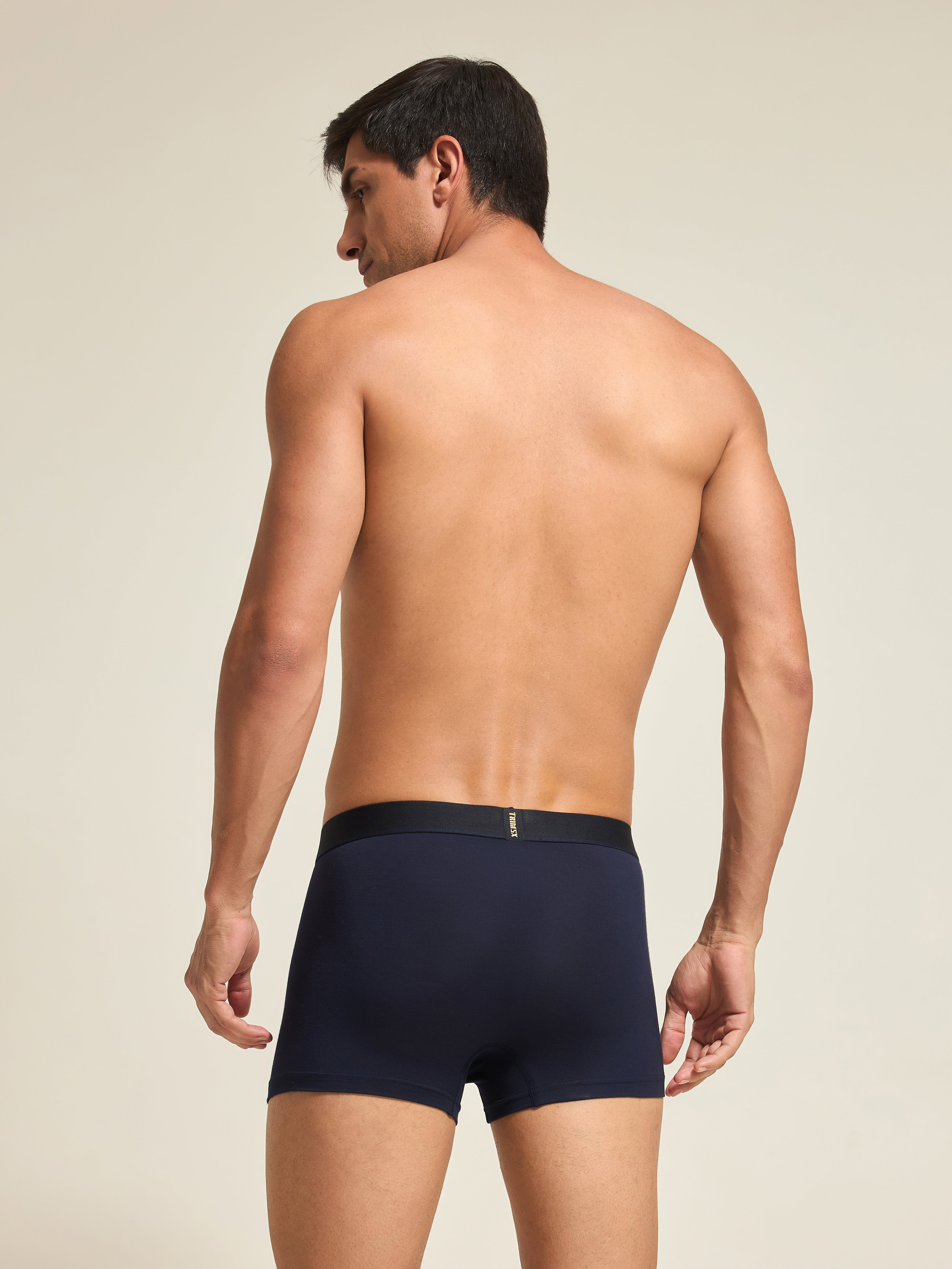 Image of Ultra Soft Modal Elastane Men's Trunks - Midnight Blue