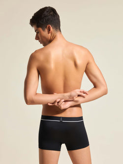 Image of Ultra Soft Modal Elastane Men's Trunks - Slate Black