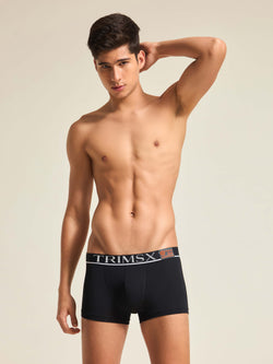 Image of Ultra Soft Modal Elastane Men's Trunks - Slate Black