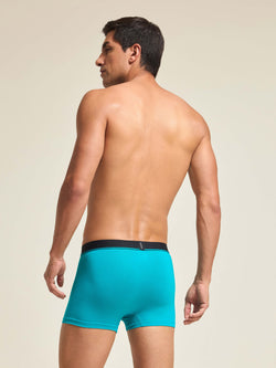 Image of Ultra Soft Modal Elastane Men's Trunk - Ocean Blue
